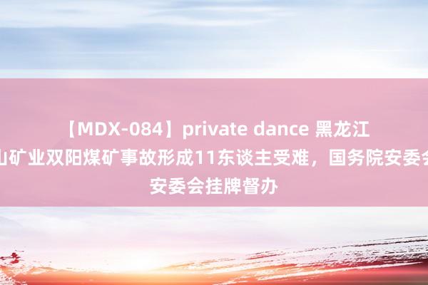 【MDX-084】private dance 黑龙江龙煤双鸭山矿业双阳煤矿事故形成11东谈主受难，国务院安委会挂牌督办